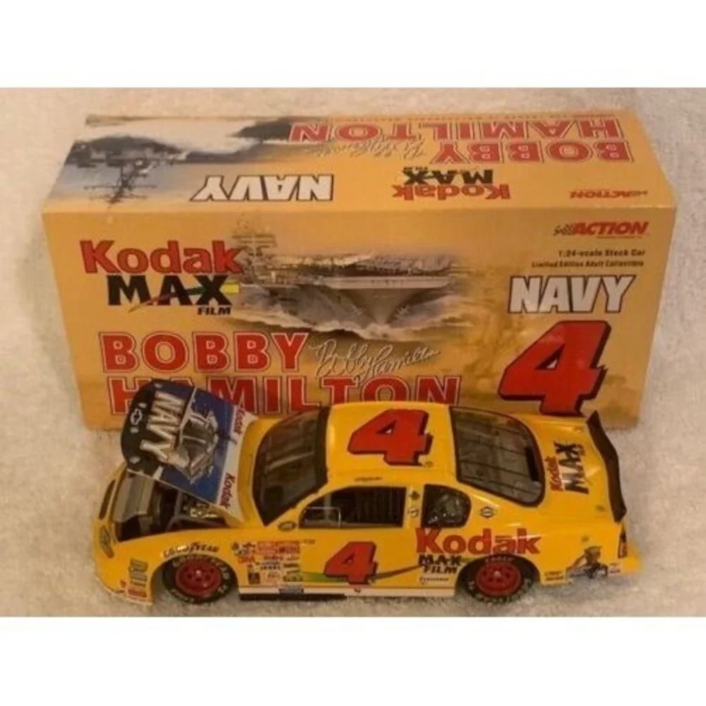 Bobby Hamilton #4 KODAK MAX /‎ Navy 2000 Monte Carlo 1:24  RCCA  Action Bank